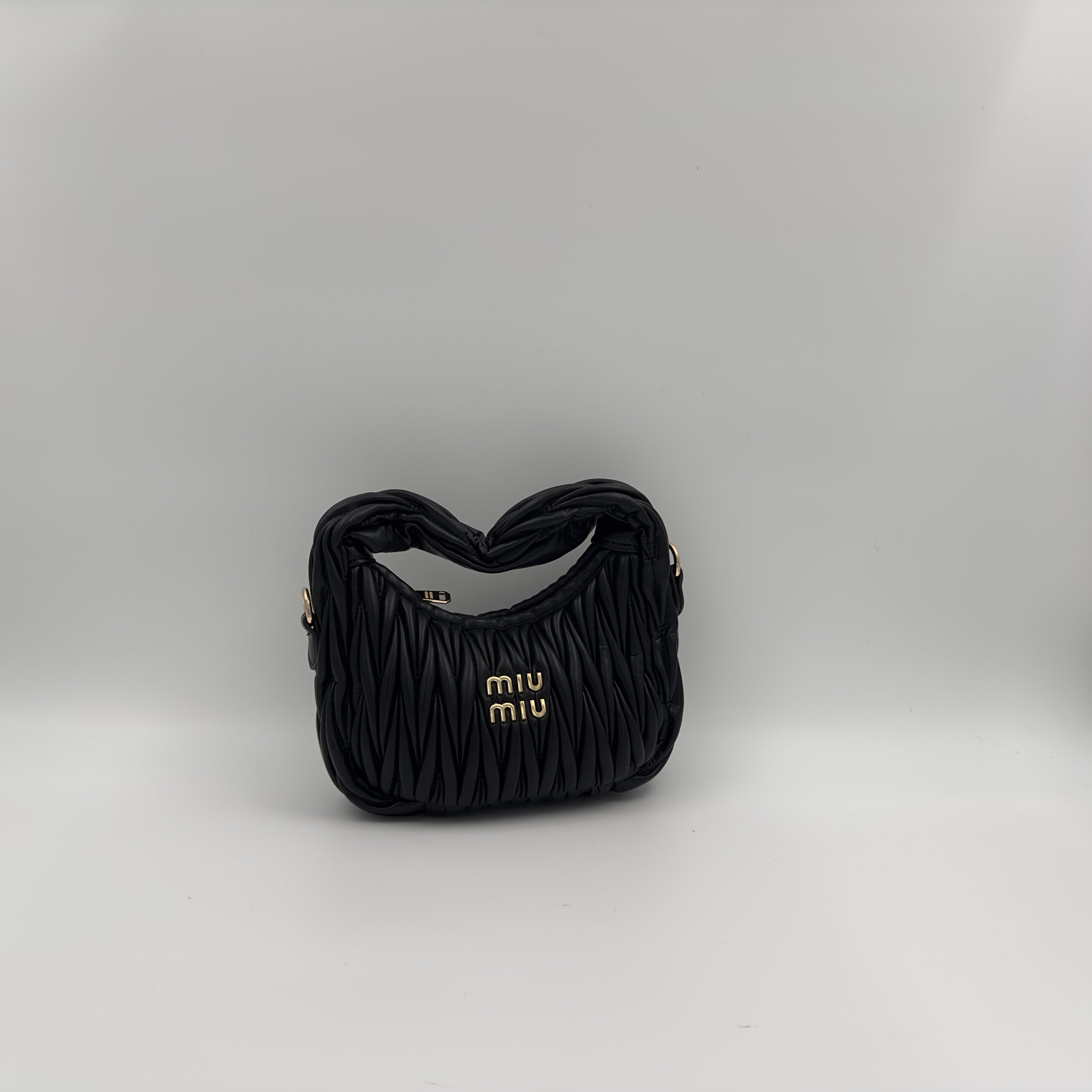 Miu Miu Wander matelassé hobo bag