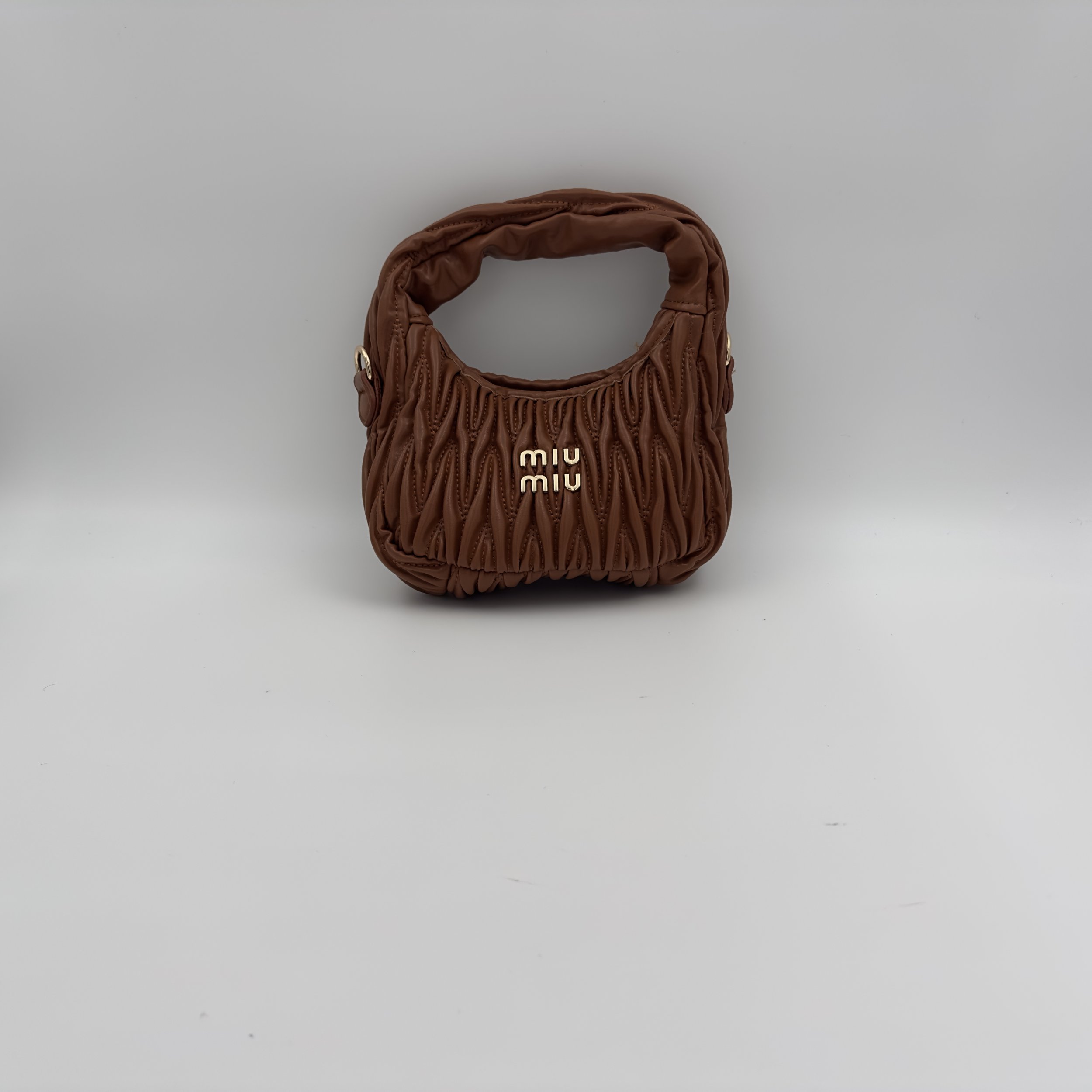 Miu Miu Wander matelassé hobo bag